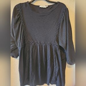 2XL Arula (formerly A Beautiful Soul) Black Blouse